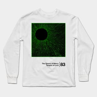 Temple of Love - Minimalist Graphic Fan Artwork Design Long Sleeve T-Shirt